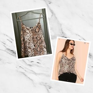Snake Skin Cami Top